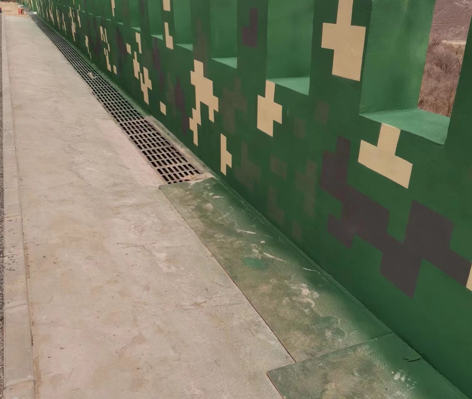 营口围墙迷彩喷涂,数迷彩漆